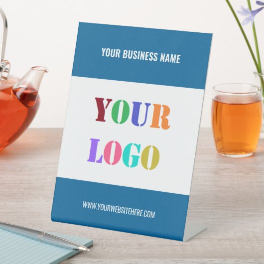 Logo de votre entreprise et panneau Pedestal de te (In SItu)