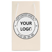 Logo de votre entreprise et sac cadeau promotionne (Dos)