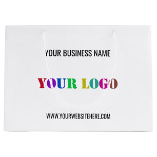 Logo de votre entreprise et sac cadeau promotionne