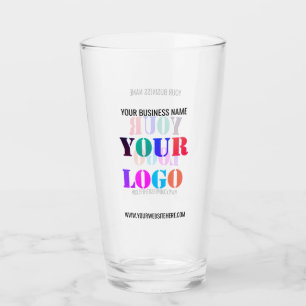 Logo de votre entreprise et verre commercial perso