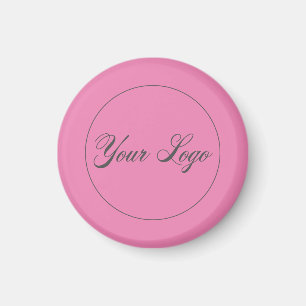 Logo de votre entreprise Magnet rose