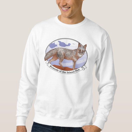 Logo de White Island Fox Sweatshirt adulte (Devant)