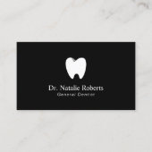 Logo dentaire dentaire Plain Noir Rendez-vous dent (Devant)