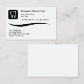 Logo dentaire moderne Cartes de visite (Devant / Derrière)