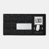 Logo d'entreprise 2025 - Black Calendar Mat (Clavier et souris)