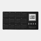 Logo d'entreprise 2025 - Black Calendar Mat (Recto)