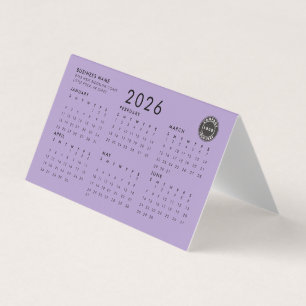 Logo d'entreprise 2026 Calendrier Employés Swag
