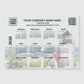 Logo d'entreprise 2026 Magnet Calendrier du phare (Devant)