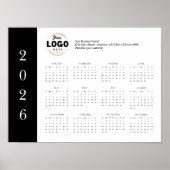 Logo d'entreprise 2026 Poster du calendrier mural  (Devant)