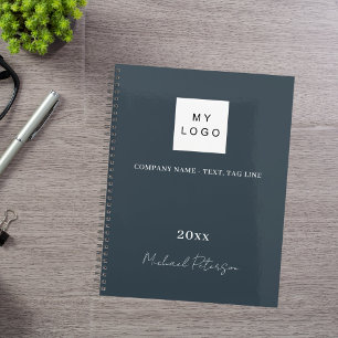 Logo d'entreprise 2026 pour le script gris charbon