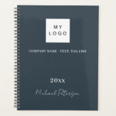 Logo d'entreprise 2026 pour le script gris charbon (Devant)