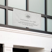 Logo d'entreprise avec bannière professionnelle de (Bâtiment extérieur)