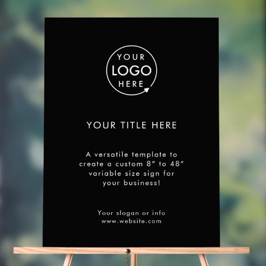 Logo d'entreprise | Black Promotional Professional (Neutre)