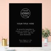 Logo d'entreprise | Black Promotional Professional (Mariage)