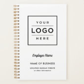 Logo d'entreprise blanc personnalisé et nom de l'e (Devant)