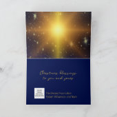 Logo d'entreprise Carte de Noël religieuse (Intérieur)