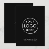 Logo d'entreprise | Carte professionnelle d'entrep (Devant / Derrière)