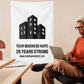 Logo d'entreprise célébrant # ans sur mesure