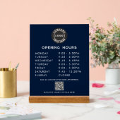 Logo d'entreprise Code QR moderne Heures d'ouvertu (Mariage)