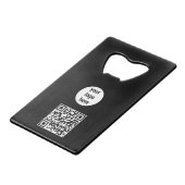 Logo d'entreprise Code QR promotionnel noir (Devant Angle)