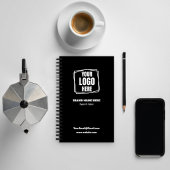 Logo d'entreprise de marque Noir promotionnel