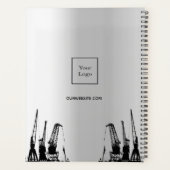 Logo d'entreprise des grues de construction en arg (Dos)