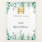 Logo d'entreprise écologique Eucalyptus 2025 (Devant)