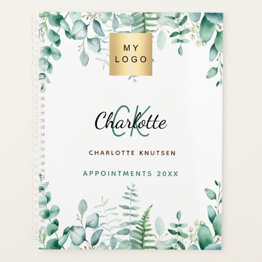 Logo d'entreprise écologique Eucalyptus 2026 (Devant)