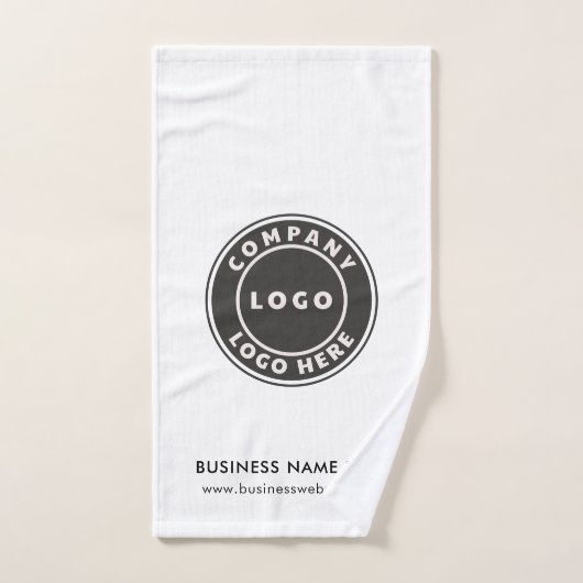 Logo d'entreprise Employé Simple promotionnel (Serviette à main)