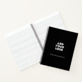 Logo d'entreprise et cahier simple texte (Intérieur)