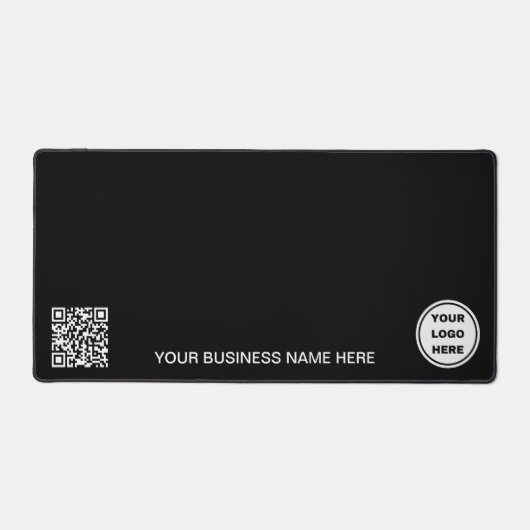 Logo d'entreprise et code QR l promotionnel noir b (Recto)