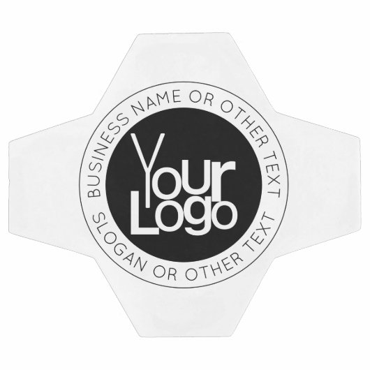 Logo d'entreprise et texte moderne simple modifiab (Plat)