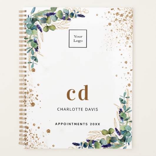 Logo d'entreprise Eucalyptus verdure or 2025 (Devant)