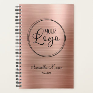 Logo d'entreprise Faux Rose Gold Foil Work