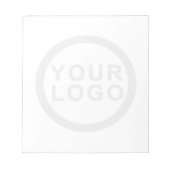 Logo d'entreprise filigrane Logo Bloc-notes blanc (Devant)