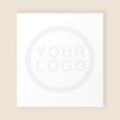 Logo d'entreprise filigrane Logo Bloc-notes blanc
