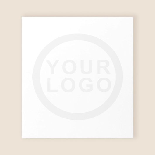 Logo d'entreprise filigrane Logo Bloc-notes blanc