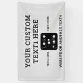 Logo d'entreprise gris Photo Bannière simple (Vertical)