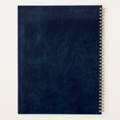 Logo d'entreprise Luxury Navy Leather 2025 Custom (Dos)