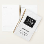 Logo d'entreprise Marbre blanc personnalisé Nom de (Devant avec enveloppe)