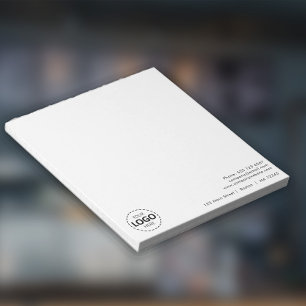 Logo d'entreprise minimal et Bloc-notes de télécha