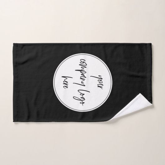 Logo d'entreprise minimaliste personnalisé (Serviette à main)