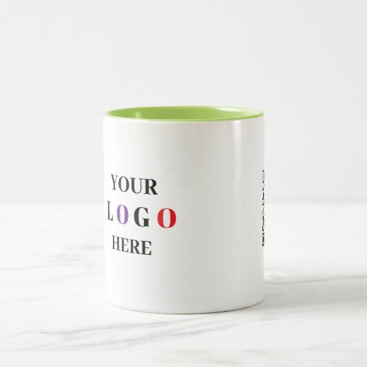 Logo d'entreprise moderne avec code QR Mug (Centre)