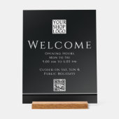 Logo d'entreprise moderne et chic noir (Recto)