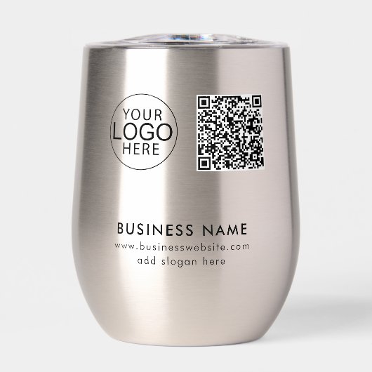 Logo d'entreprise moderne et code QR Swag promotio (Avant)