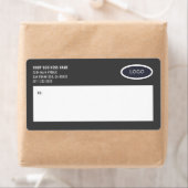 Logo d'entreprise moderne Étiquettes d'expédition (En situation)