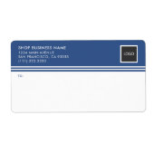 Logo d'entreprise moderne Étiquettes d'expédition (Devant)