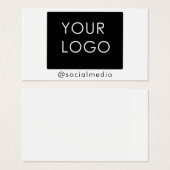 Logo d'entreprise moderne Social Media Plain (Devant & derrière)