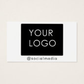 Logo d'entreprise moderne Social Media Plain (Devant)