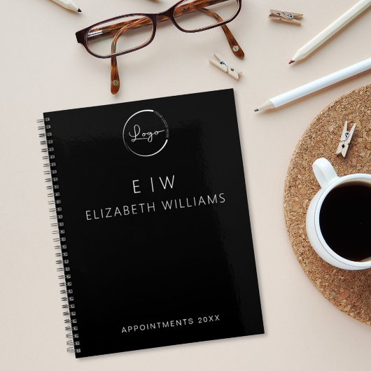 Logo d'entreprise Monogrammes Initiales Noir 2024